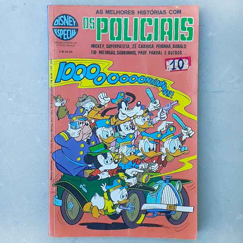 Disney Especial 1ª Série N.º 34 Os Policiais – Editora Abril