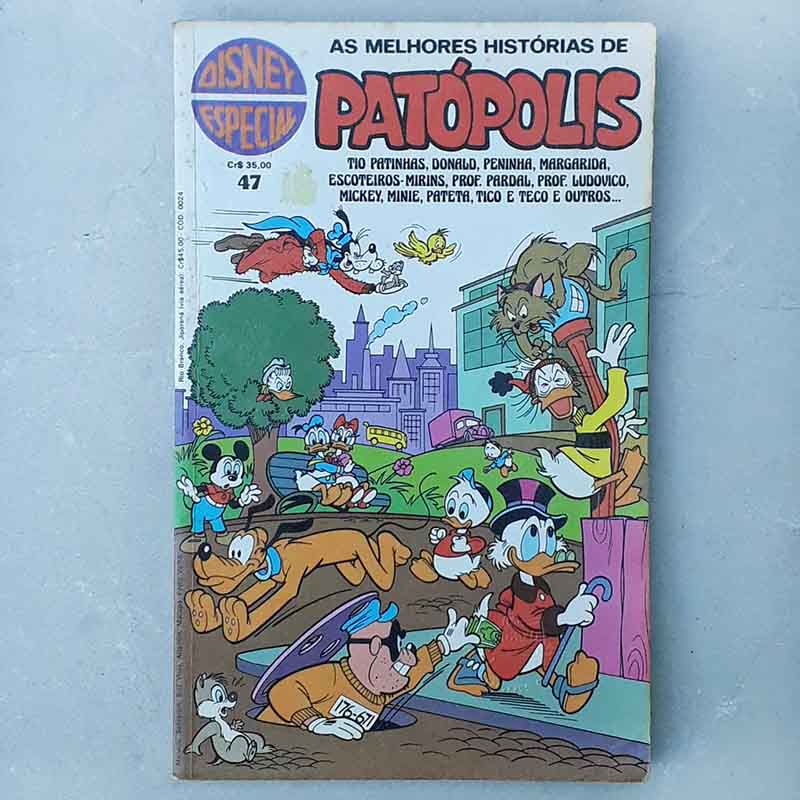 Disney Especial 1ª Série N.º 47 Patópolis – Editora Abril