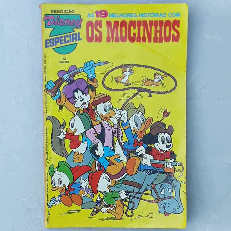 Disney Especial Reedição N.º 12 Os Mocinhos – Editora Abril