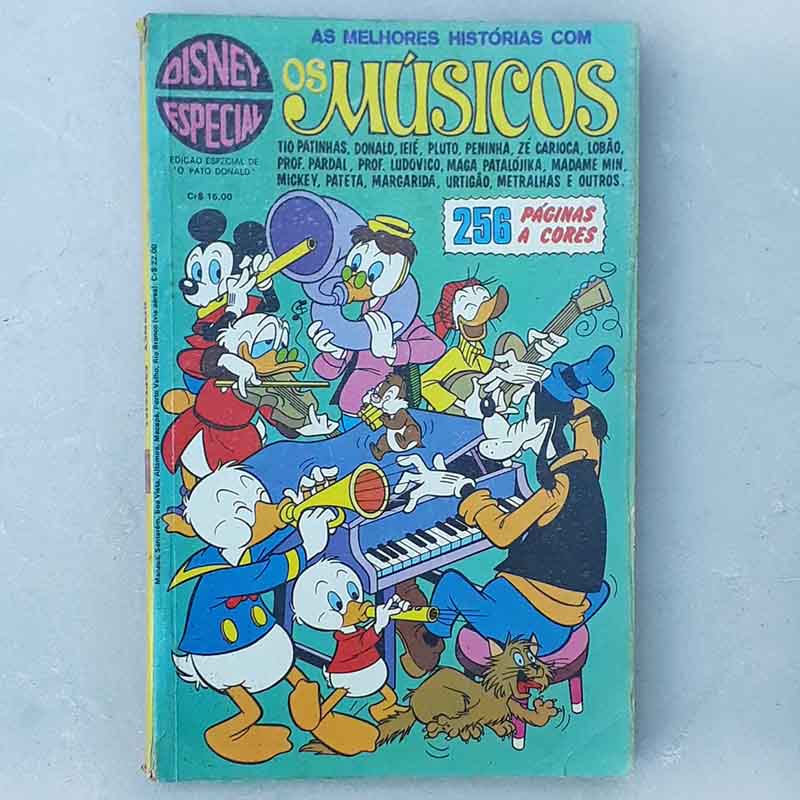 Disney Especial 1ª Série N.º 27 Os Músicos – Editora Abril