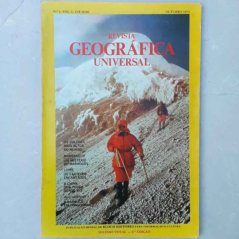 Revista Geográfica Universal N.º 1 Vol. 1 Outubro/1974 – Bloch Editores