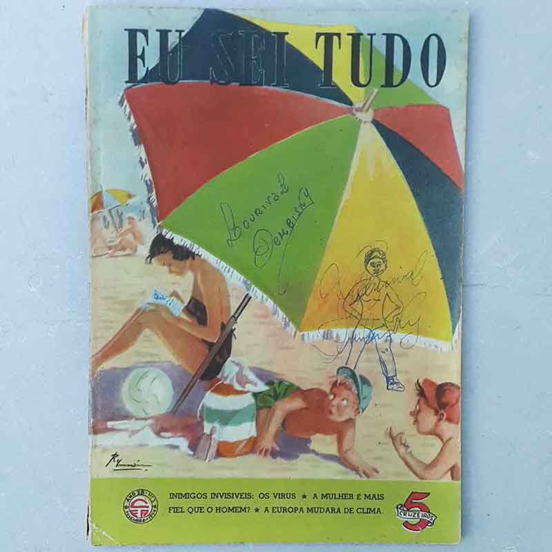 Revista Eu Sei Tudo N.º 450 Novembro/1954 Inimigos Invisíveis Os Vírus