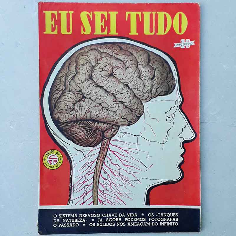 Revista Eu Sei Tudo N.º 469 Junho/1956 O sistema nervoso chave da vida