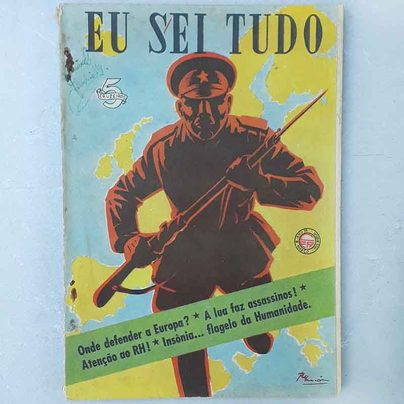 Revista Eu Sei Tudo N.º 454 Março/1955 onde defender a Europa