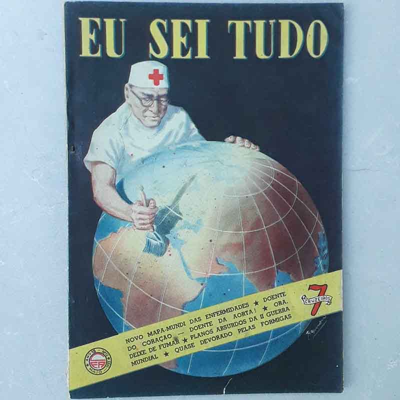 Revista Eu Sei Tudo N.º 456 Maio/1955 Novo mapa mundi das enfermidades