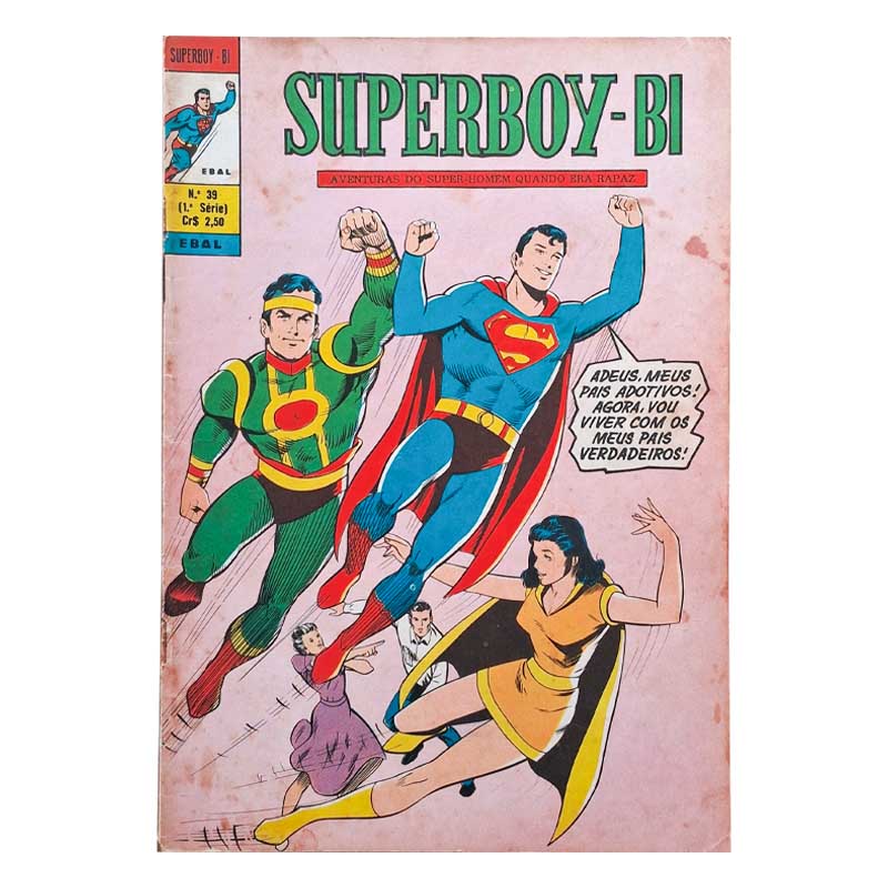 Superboy Bi 1ª Série Nr 39 Agosto-Setembro/1973 Ebal