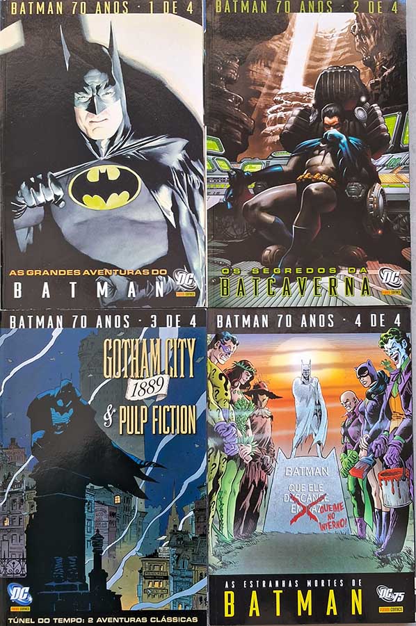 Batman 70 Anos: 4 Volumes/Série Completa