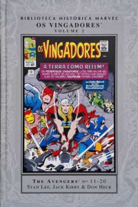 Biblioteca Historica Marvel. os Vingadores Volume 2.  Graphic Novels seminovos.  Editora: Panini. 