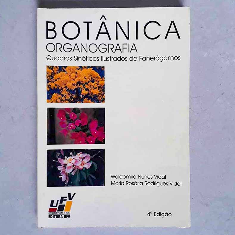 IMAGEM Livro Botânica Organografia (Autores