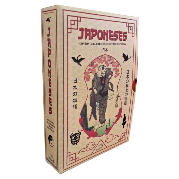 Box Japoneses. Contos de Guerreiros e Outras Histórias.  Com 2 livros: Contos Japoneses. Contos de Guerreiros Japoneses.  Autor: Yei Thoedora Ozaki.  Livros Usados/Seminovos. Livros em box. 