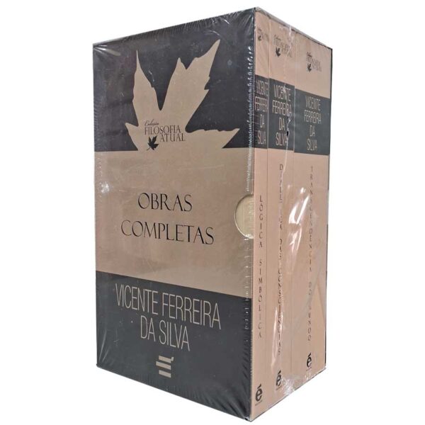 Box Obras Completas.  Com os livros: Lógica Simbólica. Dialética das Consciências; Transcendência do Mundo.  Autor: Vicente Ferreira da Silva.  Coleção Filosofia Atual. 