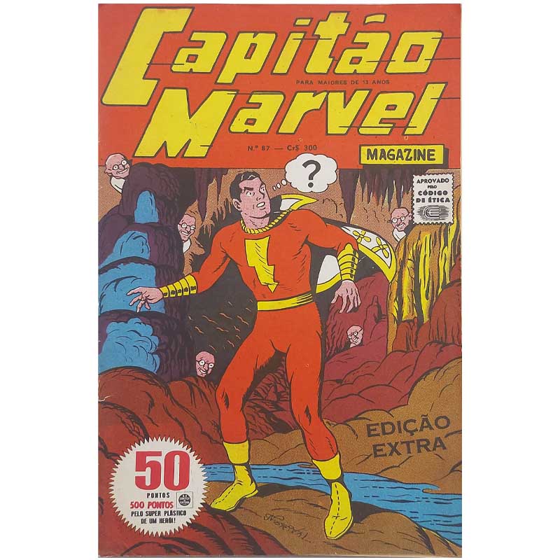 Capitão Marvel Magazine Nr 87 Rge Setembro/1966 Edição Extra