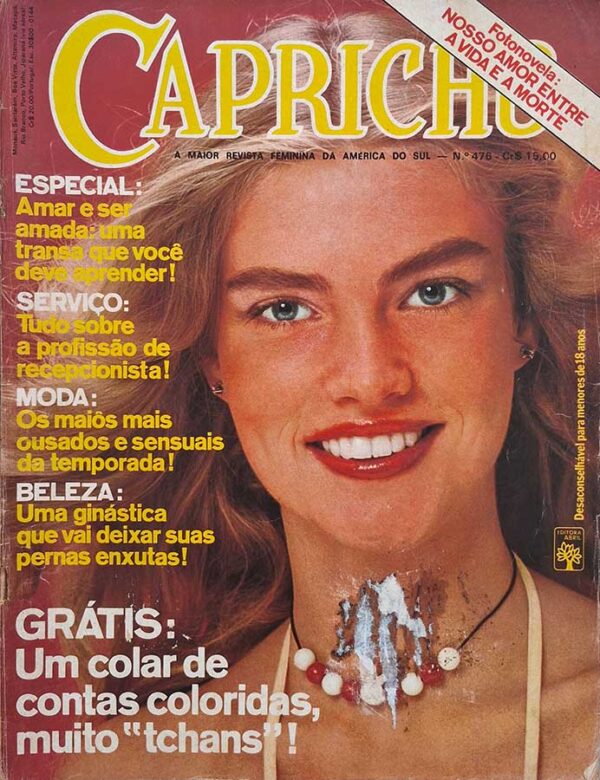 Revista Capricho número 476.   Revistas antigas de fotonovelas. Editora:  Abril.  Edição: Fevereiro/1979. 