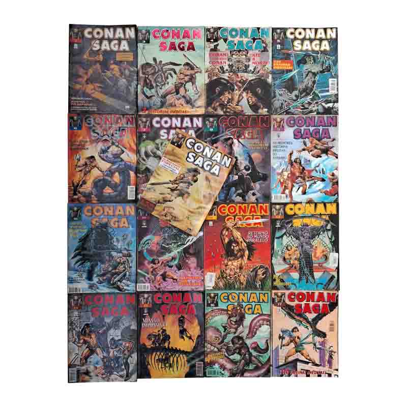 Imagem da Coleção Conan Saga 17 volumes (1 ao 17)