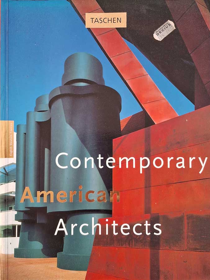 Livro Contemporary American Architects.  Autor: Philip Jodidio.  Livros Usados/Seminovos.  Editora: Taschen. 