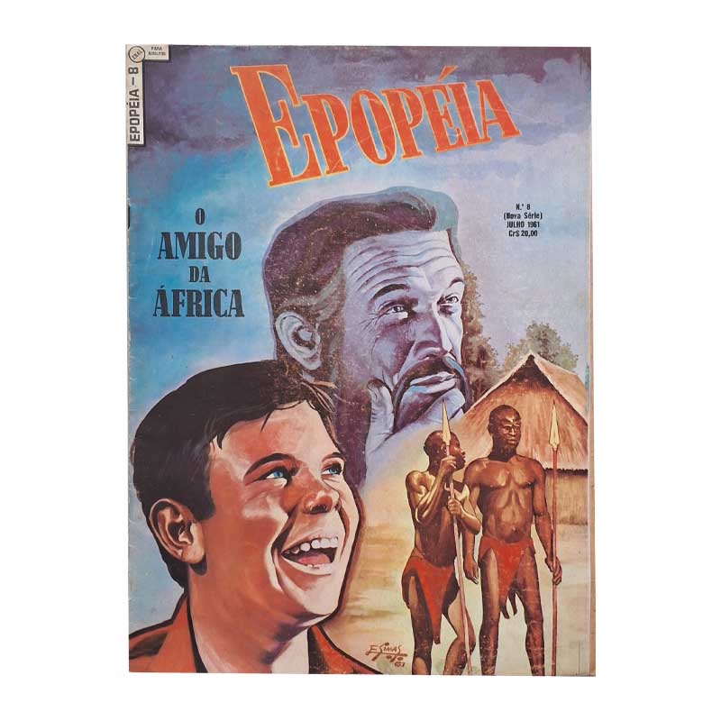 Epopéia 2ª Série nº 8 Ebal Julho/1961