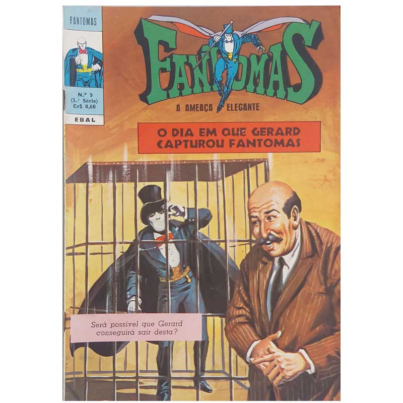 Fantomas (EBAL) 1ª Série Nr 9 Abril/1971