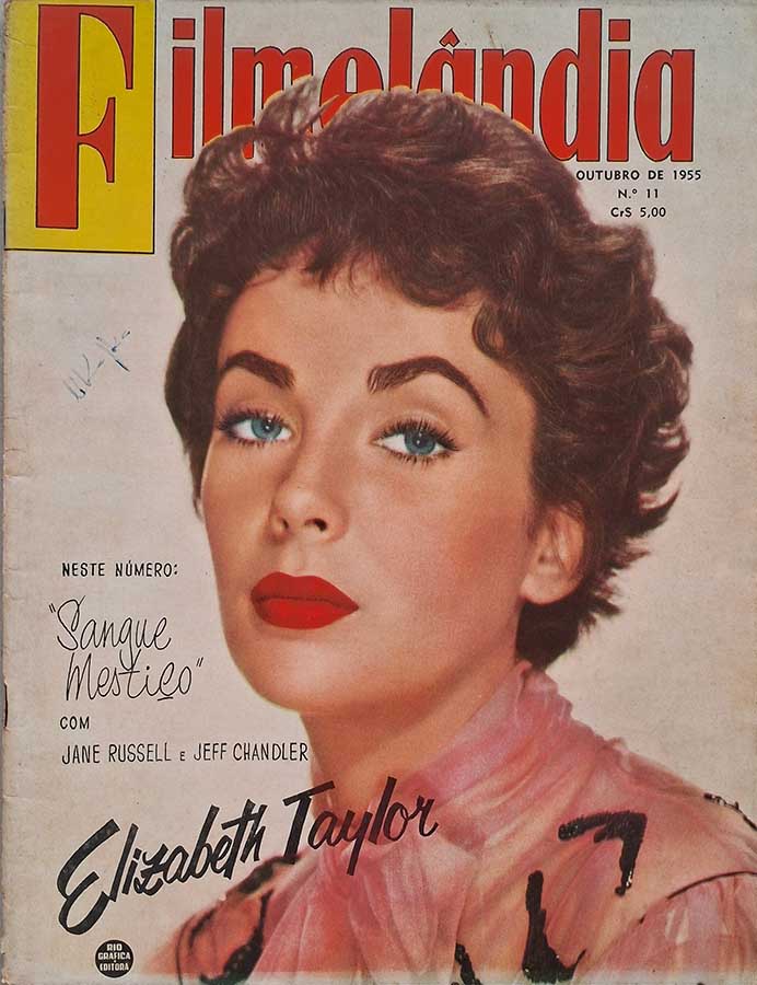 Revista Filmelândia #11 Capa Elizabeth Taylor