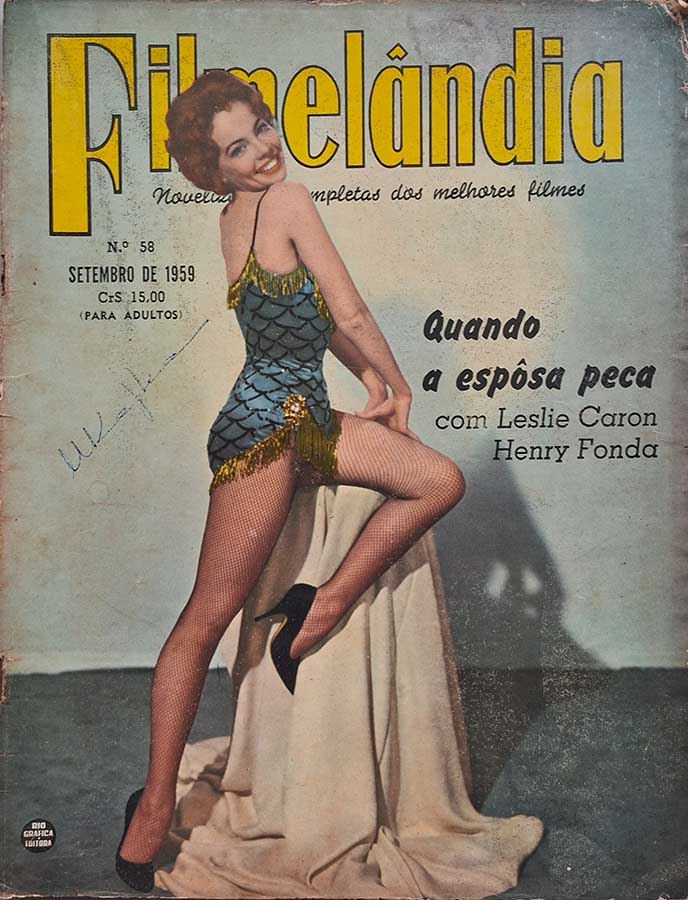 Filmelândia #58 Capa Leslie Caron