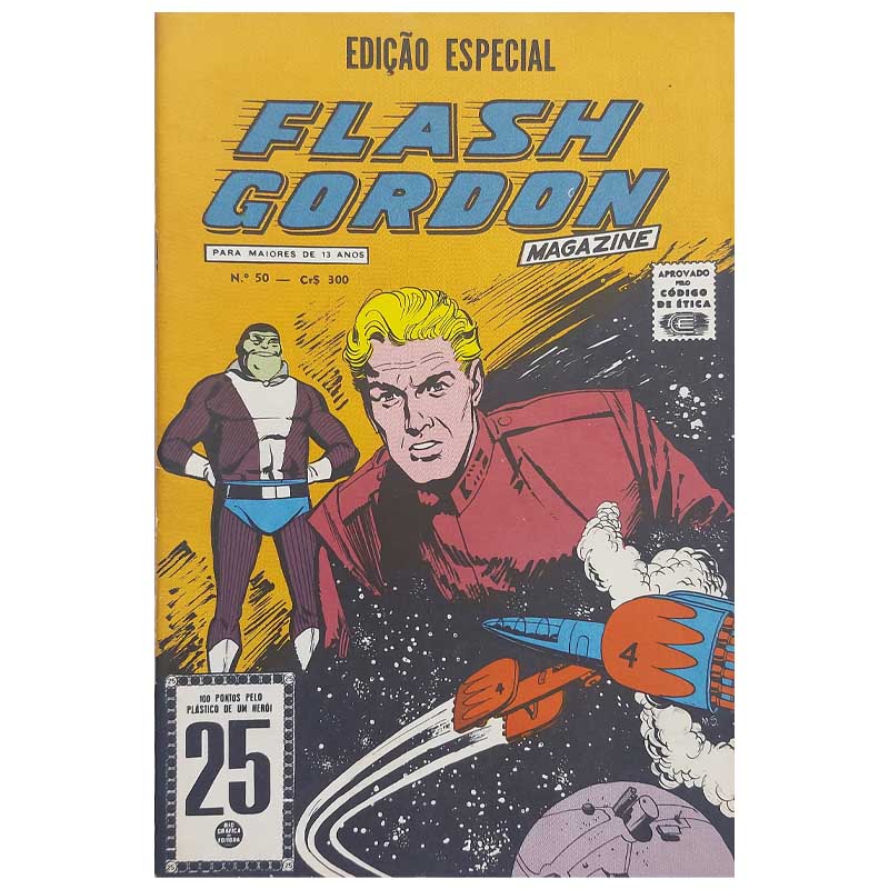 Flash Gordon Magazine Nr 50 Rge Edição Especial Julho/1966