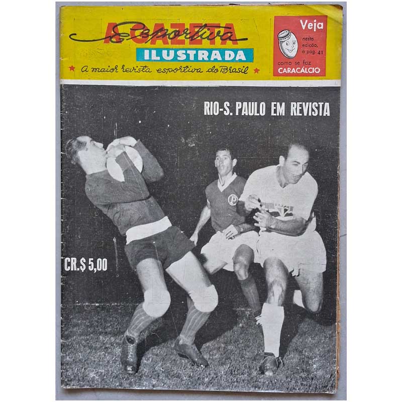 Revista A Gazeta Esportiva Ilustrada Nr 134 Abril/1959