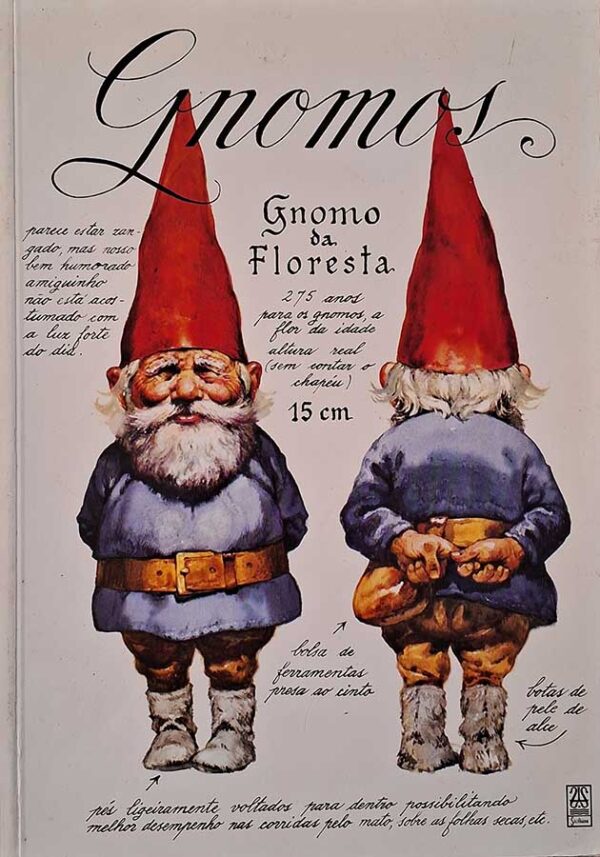 Livro Gnomos.  Autor: Wil Huygen.  Livros Usados.  Editora: Edições Siciliano.  Ano de Edição: 1991. 