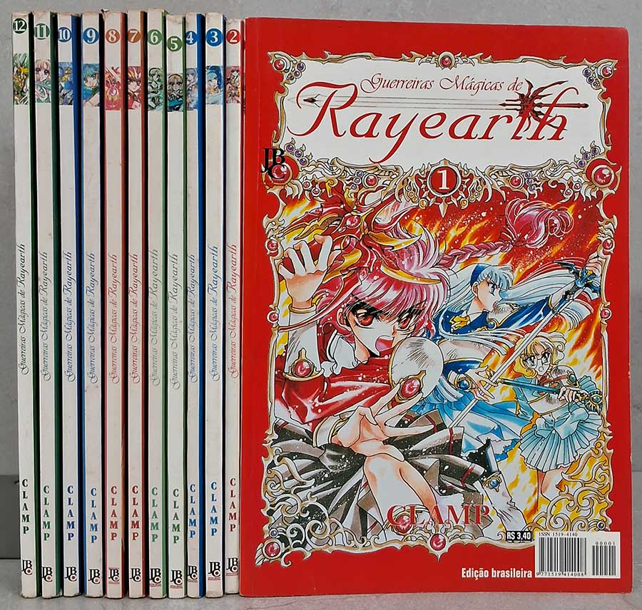 Guerreiras Mágicas de Rayearth 12 Volumes: Clamp/JBC