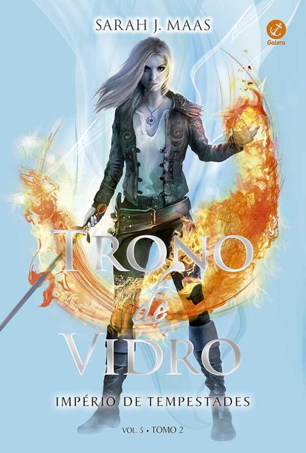 Livro Império de Tempestades Tomo 2. Série Trono de Vidro.  Autor: Sarah J. Maas.  Livros Usados/Seminovos.  Editora: Galera Record. 