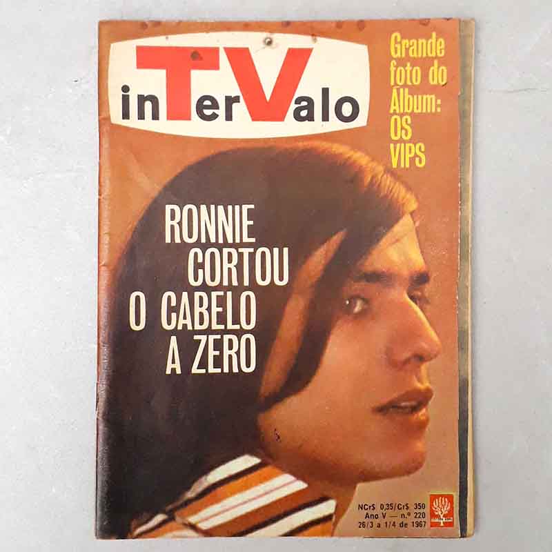 Imagem Revista Intervalo N.º 220 Capa Ronnie Von