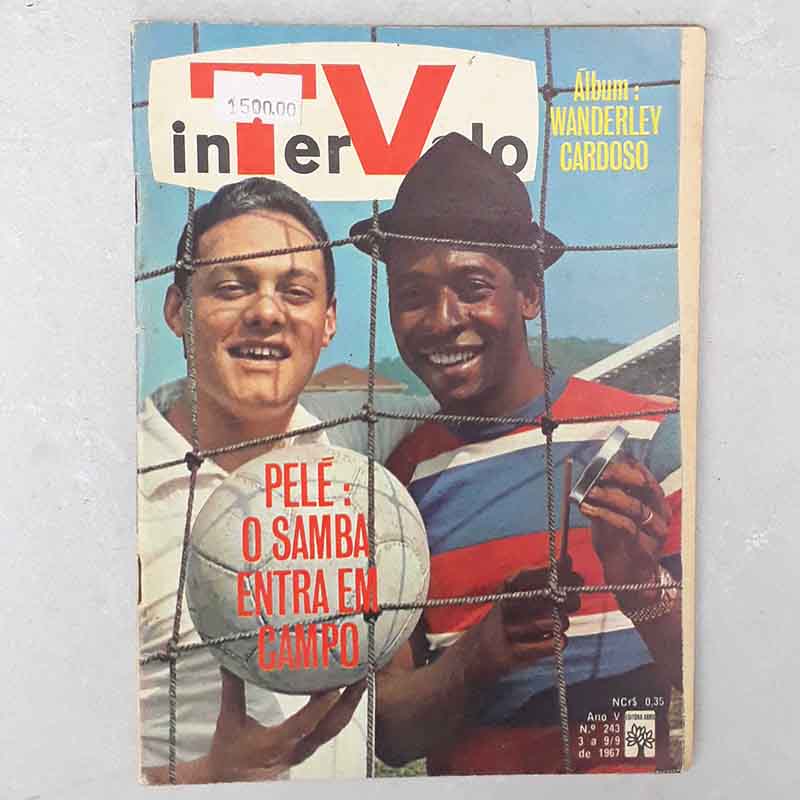 Imagem Revista Intervalo N.º 243 Capa Pelé e Germano Mathias