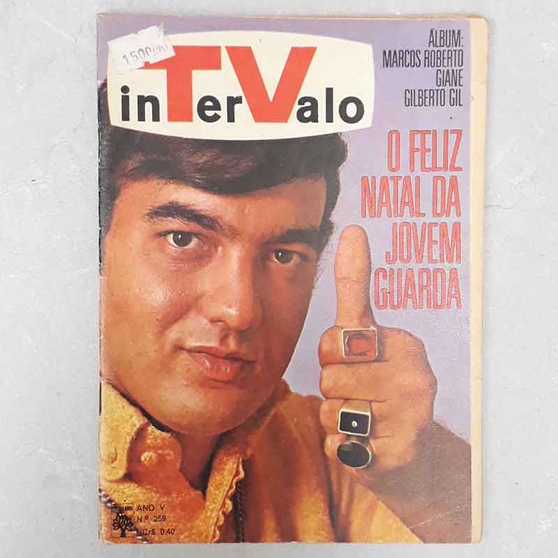 Imagem Revista Intervalo N.º 259 Capa Erasmo Carlos