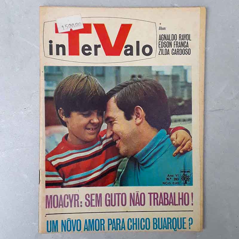 Imagem Revista Intervalo N.º 263 Capa Moacyr Franco