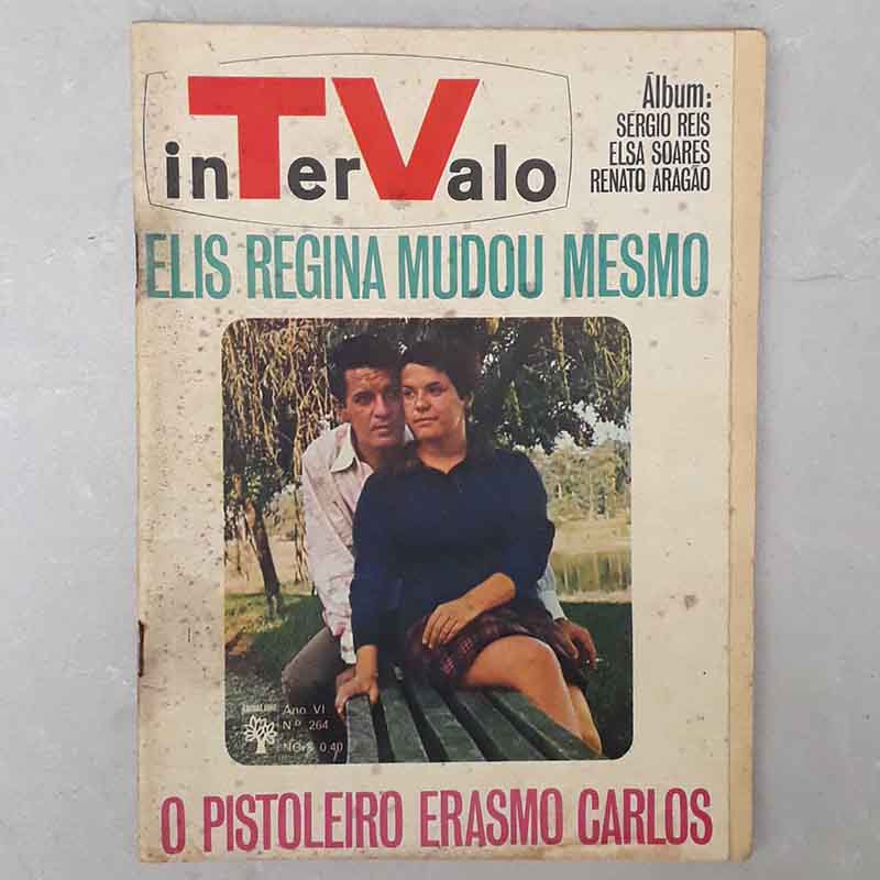 Revista Intervalo N.º 264 Capa Elis Regina, Boscoli