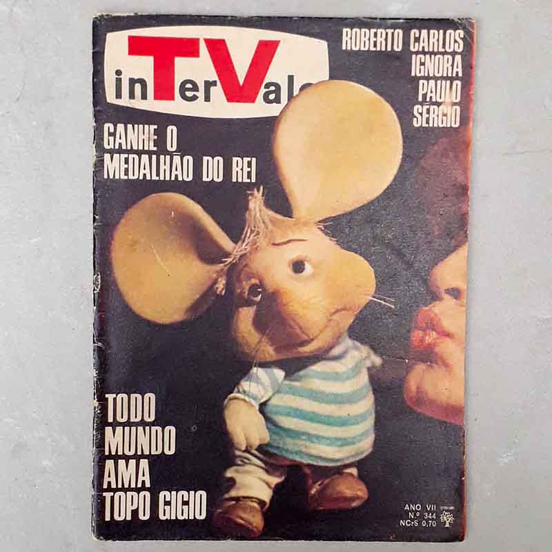 Imagem Revista Intervalo N.º 344 Capa Topo Gigio