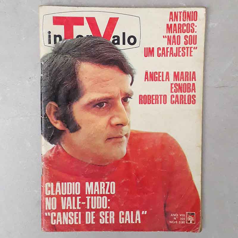 Imagem Revista Intervalo N.º 369 Capa Cláudio Marzo