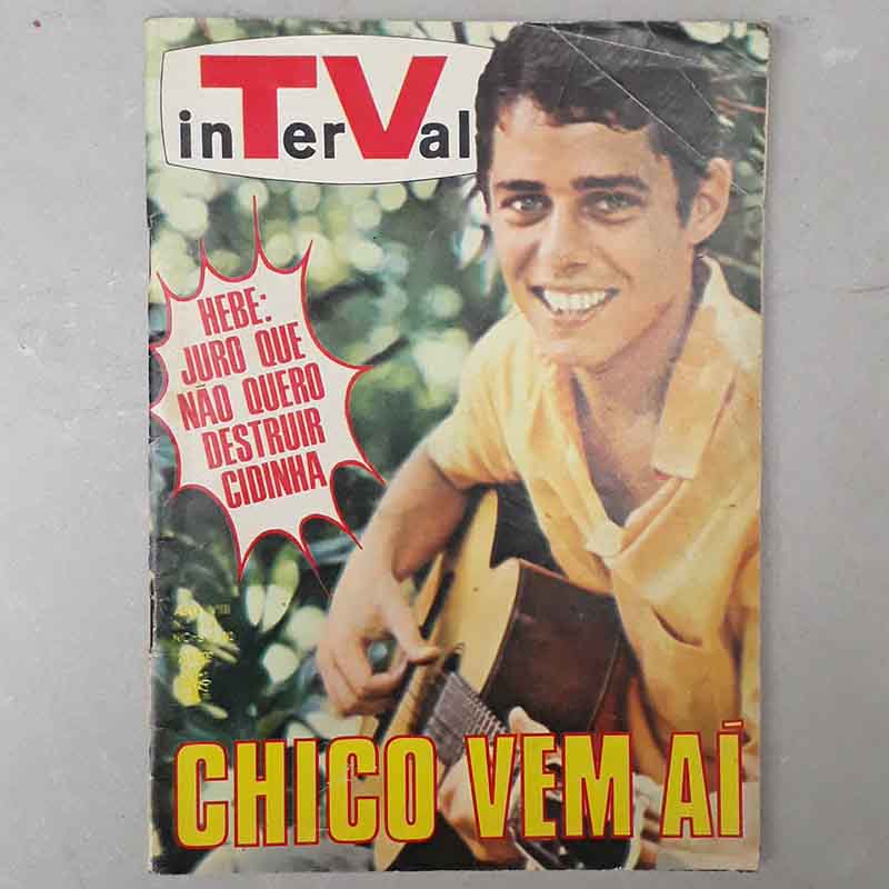 Imagem Revista Intervalo N.º 373 Hebe Camargo; Chico Buarque