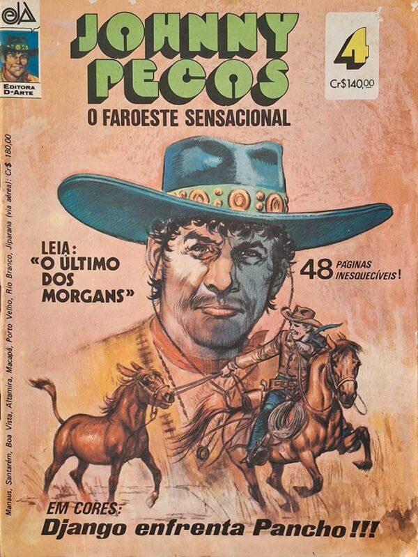 Johnny Pecos/Editora D-Arte Nr 4