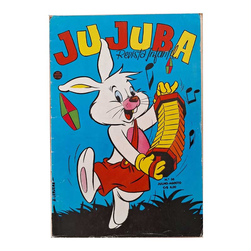 Gibis Jujuba Nr 36 Rge Julho-Agosto/1957