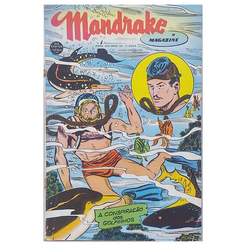 Mandrake Nr 55 Rge (Magazine/Agosto-1961)