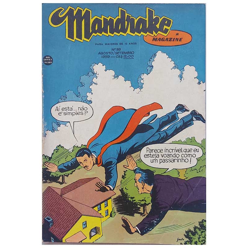 Mandrake Magazine Nr 39 Rge Agosto-Setembro/1959