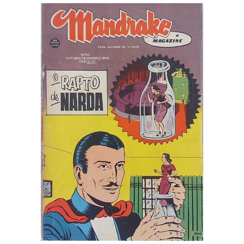 Mandrake Magazine Nr 40 Rge Outubro-Novembro/1959