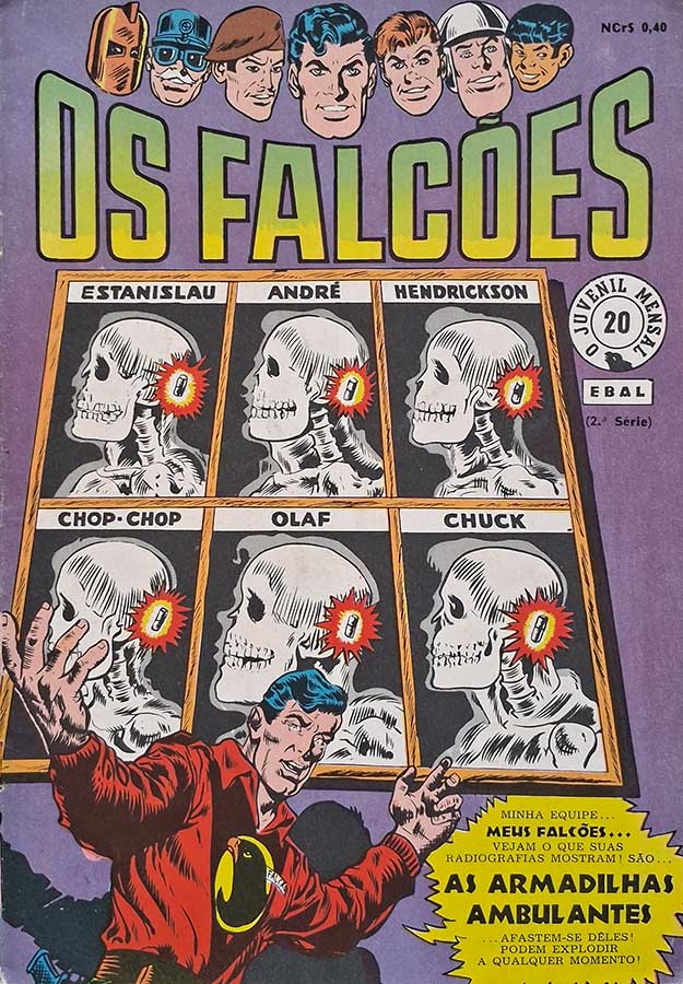 Os Falcões (Juvenil Mensal/EBAL) Nr 20 Março/1969