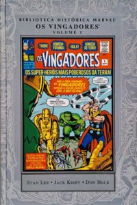 Biblioteca Historica Marvel. os Vingadores Volume 1.  Graphic Novels seminovos.  Editora: Panini. 