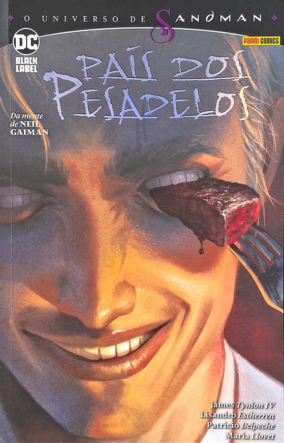 País dos Pesadelos Volume 1. Série O Universo de Sandman.  Autores: James Tynion IV; Lisandro Estherren; Patricio Delpeche; Maria Llovet.  Graphic Novels seminovos. 