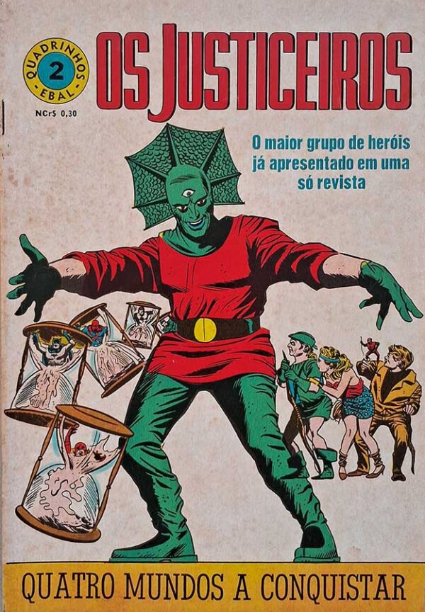 Os Justiceiros (Quadrinhos) Número 2.   Gibis antigos. Revistas em Quadrinhos.  Editora: EBAL.  Ano de Edição: Outubro/1967. 