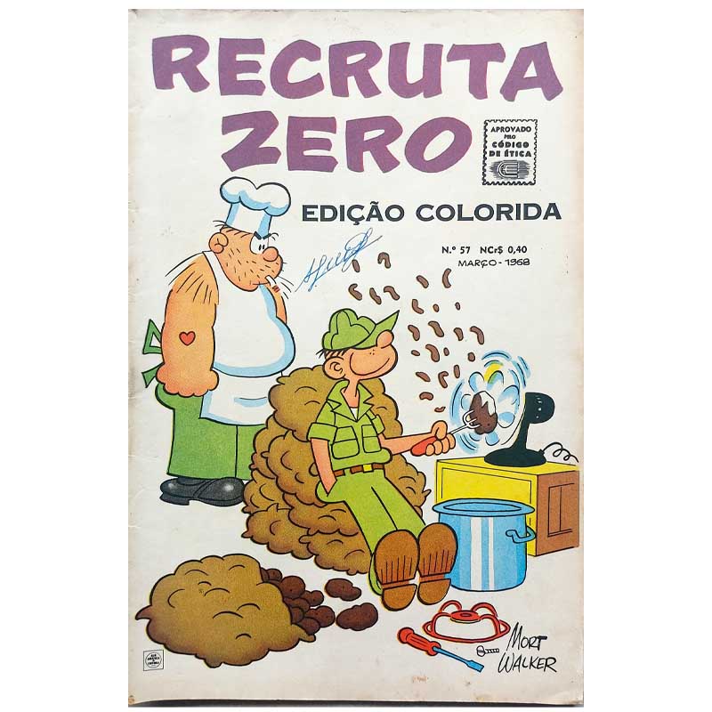 Recruta Zero (Rge) Nr 57 Edição Colorida / Magazine