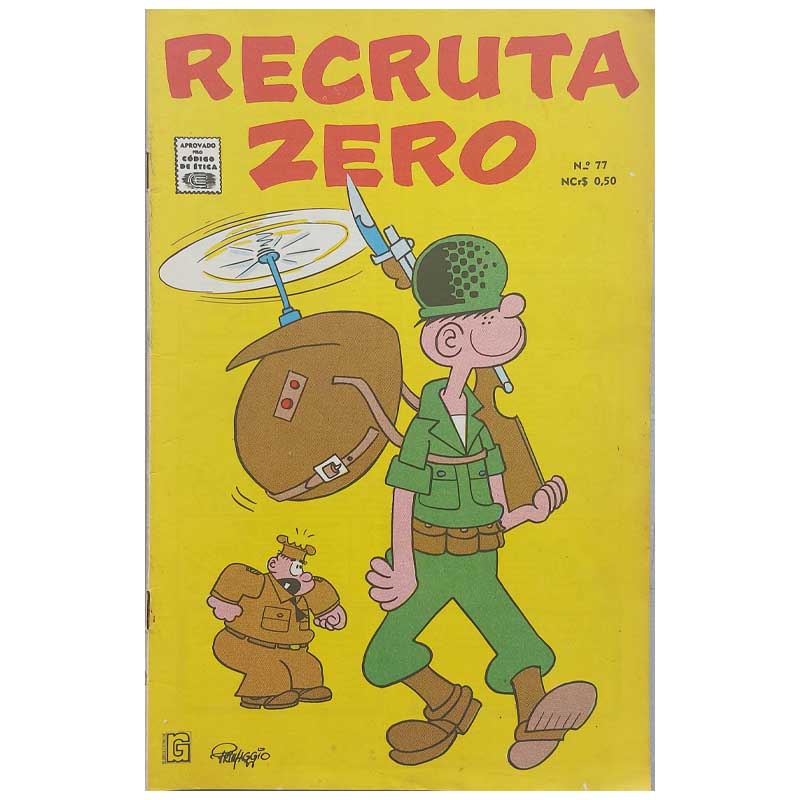 Recruta Zero (Rge) Nr 77 Edição Colorida Formato Americano