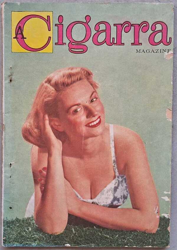 Revista A Cigarra Ano XXXVI número 4.  Revistas antigas de contos, reportagens e propagandas da época.  Editora: O Cruzeiro.  Edição: Abril/1955. 