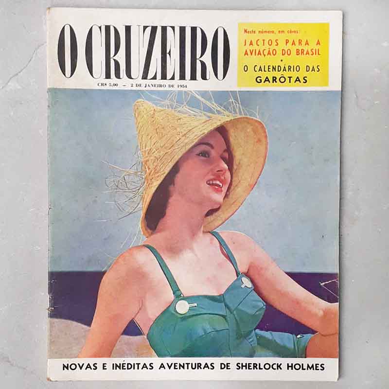 Revista O Cruzeiro Janeiro/1954 Capa: Leo Aarons