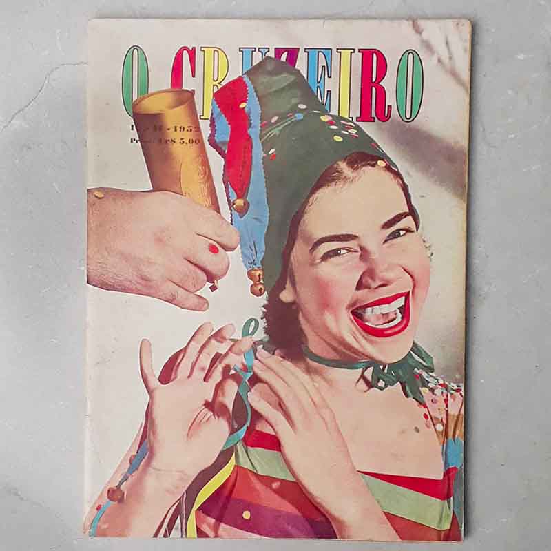 Revista O Cruzeiro Fevereiro/1952 Capa Vera Lúcia de Mello Achê